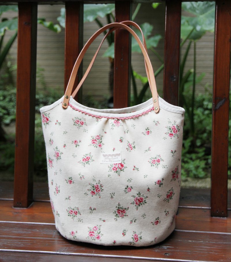 Xiang-NSJ Sweet Floral Shoulder Bag - Messenger Bags & Sling Bags - Cotton & Hemp Multicolor