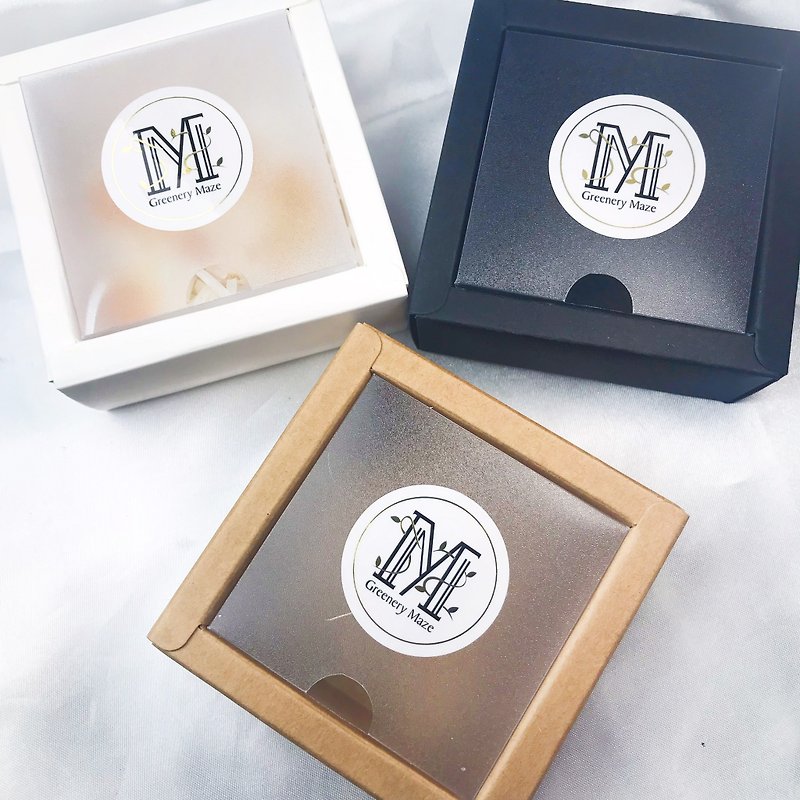 【Packaging Gift Box with Premium Purchase】Greenery Maze Packaging Service-Valentine's Day Gift Christmas Gift Gift - Storage & Gift Boxes - Paper Silver
