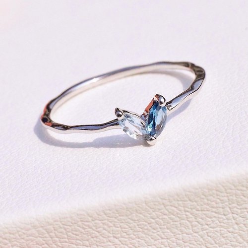 minimjewelry Blue topaz Ring #minimsignature