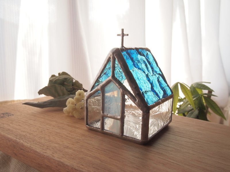 Tempio blu   　　ミニ キャンドルホルダー - 擺飾/家飾品 - 琉璃 藍色