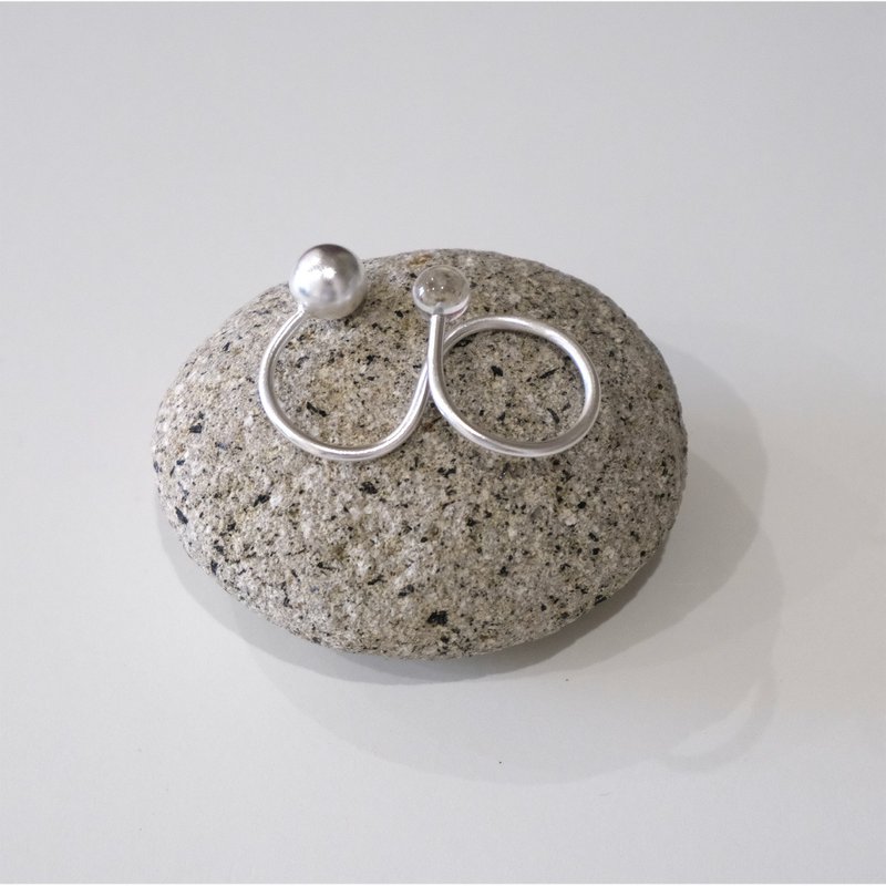 Rin 雙指戒 - 戒指 - 純銀 