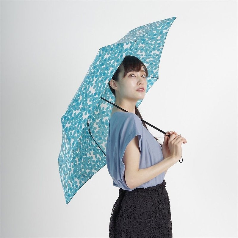 【7折清倉優惠】Nifty Colors - 日本花花碳輕量迷你摺疊雨傘 - 雨傘/雨衣 - 防水材質 紅色
