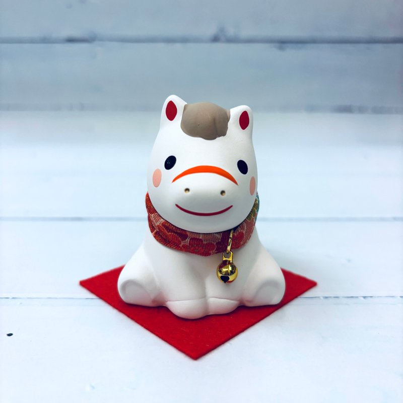 錦彩招福馬-福結-生肖吉祥物(馬年) 開運 送禮 畢業 - 公仔/玩偶 - 陶 