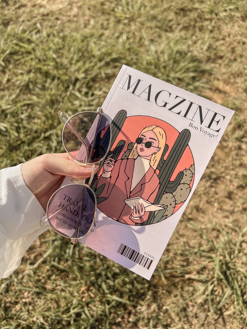 Luluise【Magzine】B6空白筆記本 手帳 米色道林紙 - 筆記本/手帳 - 紙 白色