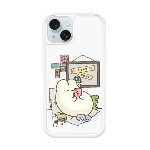 COMPLE MagSafe 感應式卡槽防摔殼 布布by草郎 For iPhone