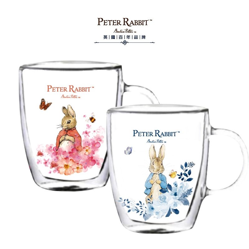 Peter Rabbit double wall glass 2 set - แก้ว - แก้ว 