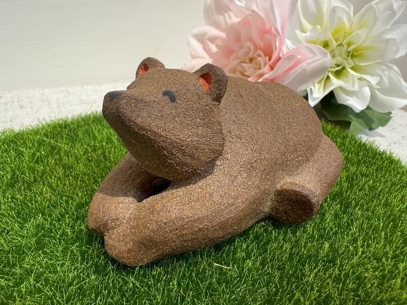 慵懶的午後 - 擺飾/家飾品 - 陶 咖啡色