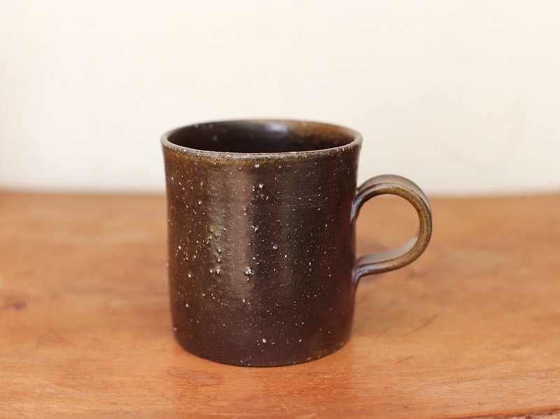 Bizen-yaki coffee cup c10-014 - Mugs - Pottery Brown