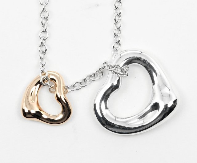 日本直送】ティファニー TIFFANY&Co. ダブル オープンハート