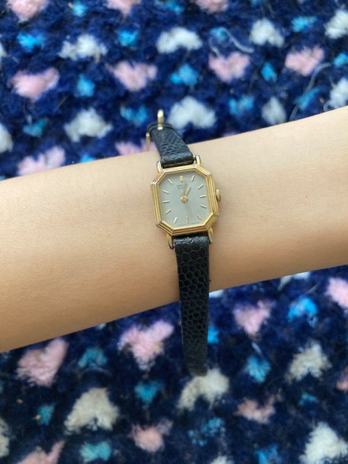 SEIKO 八角形ケース 時計 ブラウン 918GMYeLA7L.jpg