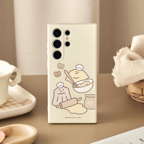 TOYSELECT The Butters麵包烘焙坊純色矽膠SAMSUNG手機殼