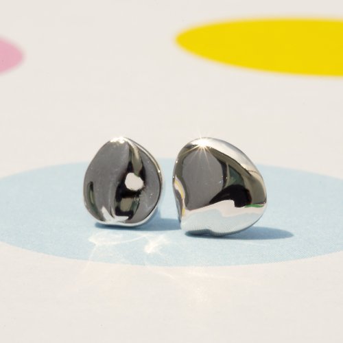 nowandthen-jewel 【換季特賣】925 Sterling Silver Mix and Match Stud Seashell & Jingle Shell Earrings