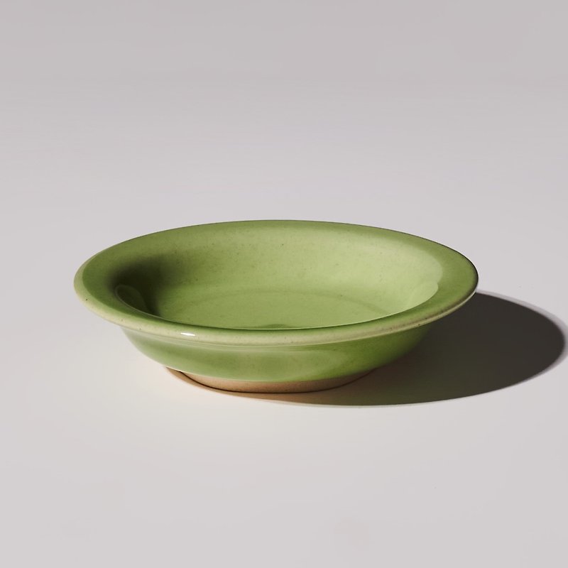 2 選択されたオブジェクト_古賀徐家陶器_陶器丸ソース皿の写真 - 小皿 - 陶器 グリーン
