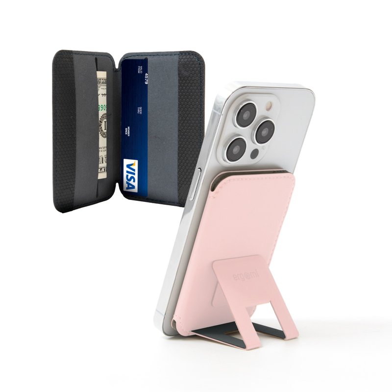 Ares Flip + Magnetic Wallet Holder - Rouge Peach - Phone Stands & Dust Plugs - Other Materials 