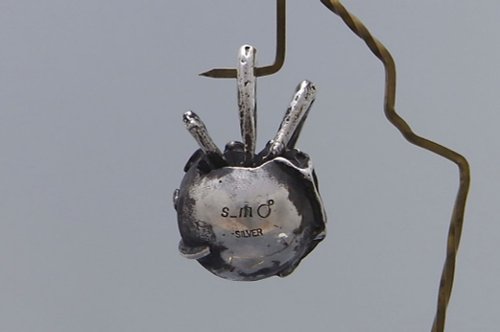 smile&spider_P1 (s_m-P.40) only pendant top without a chain 沒有銀鍊 sterling  silver