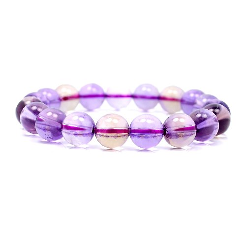 正佳珠寶 Gemsrich Jewelry 【正佳珠寶】紫黃晶 冰種紫黃晶 10mm 紫黃晶手珠