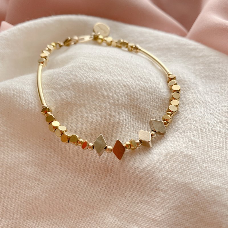 Melody -Brass bracelet - Bracelets - Copper & Brass Gold