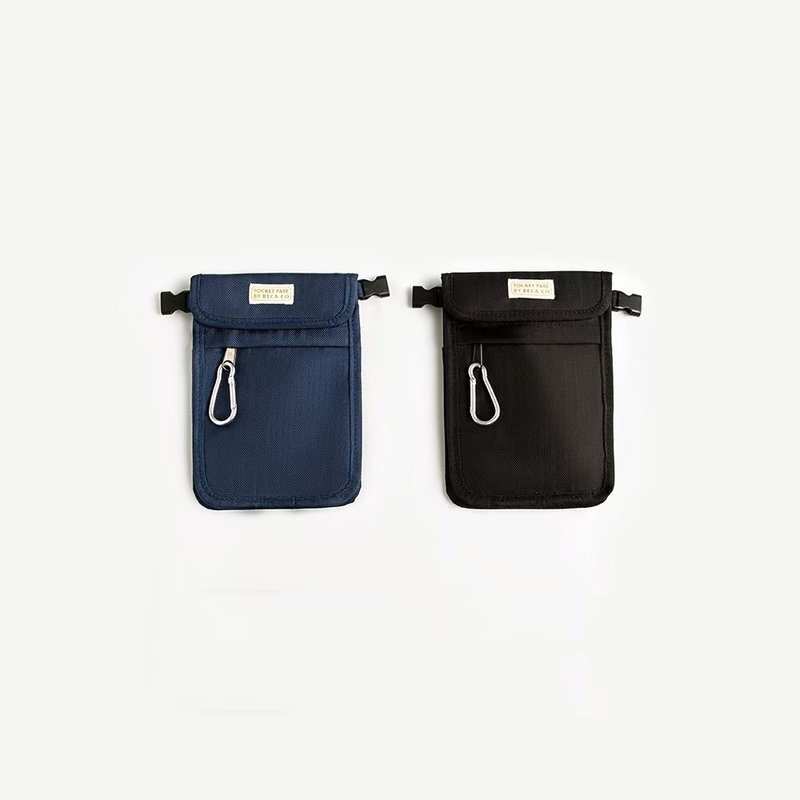 Hinoki Pocket 磁鐵多用包 - 側背包/斜背包 - 聚酯纖維 