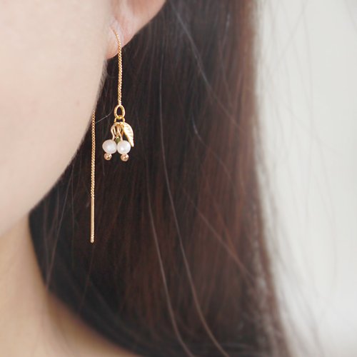 Giftest Jewelry 禮悟 Giftest 18K鍍金 / 仁義的果子 禮物耳針耳線基督教耳環聖經J47