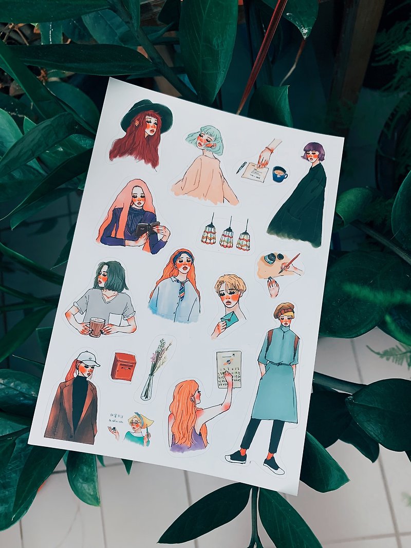 La Dolce Vita 2017 Year Plan Calendar Stickers - สติกเกอร์ - กระดาษ หลากหลายสี