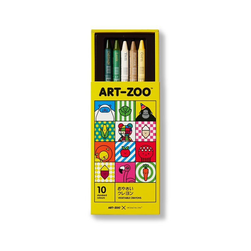 ART-ZOO X MIZUIRO  醜醜蔬果蠟筆 - 其他 - 植物．花 黃色