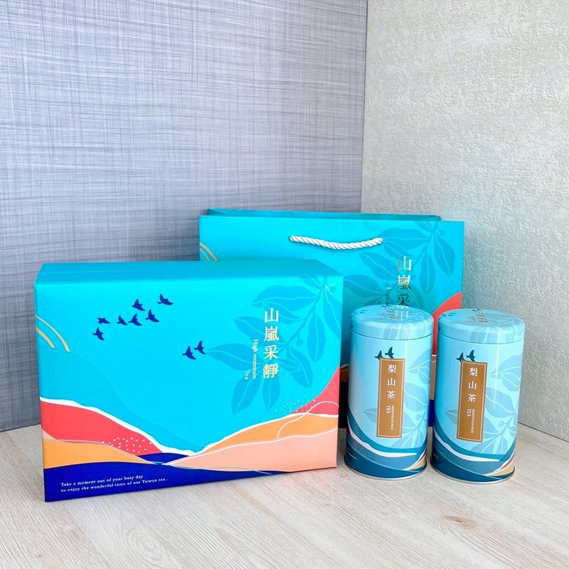 【山嵐采靜 半斤ギフトセット（手提げ袋付き）】台湾茶 I 茶葉 I 贈答品 - ティーバッグ・茶葉 - その他の素材 