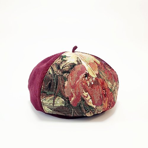 HiGh MaLi 【HiGh MaLi】文藝復興系列-紅/貝蕾帽/畫家帽#古典#古著