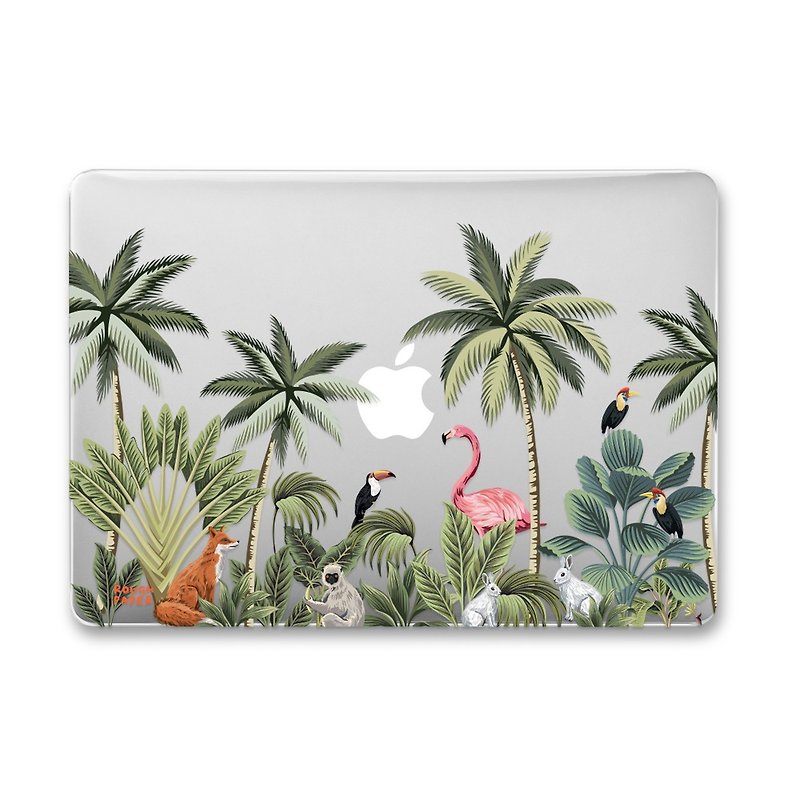 Animal Forest | Printed Transparent MacBook Computer Case - เคสแท็บเล็ต - พลาสติก 