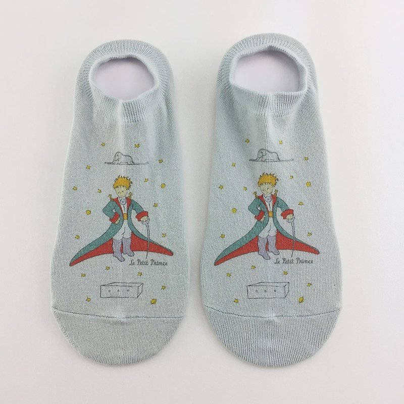 Little Prince Classic Edition License - Light Socks (Light Blue), AA01 - ถุงเท้า - ผ้าฝ้าย/ผ้าลินิน หลากหลายสี