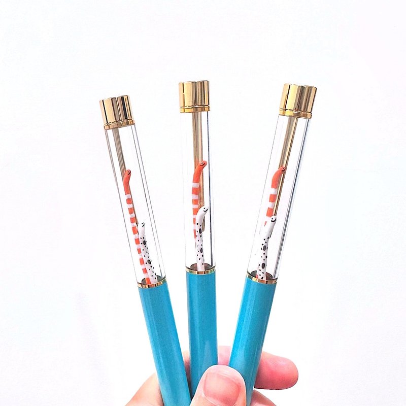 Garden eel ball pen - ปากกา - พลาสติก สีน้ำเงิน