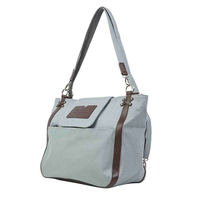 Welfare goods - tampering city tote three-use bag - gray - Messenger Bags & Sling Bags - Other Materials Gray