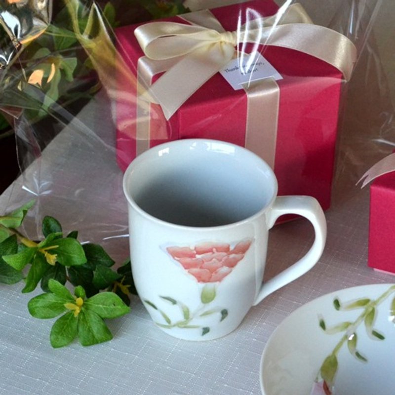 Mother's Day Gift Carnation Mug - แก้วมัค/แก้วกาแฟ - ดินเผา 