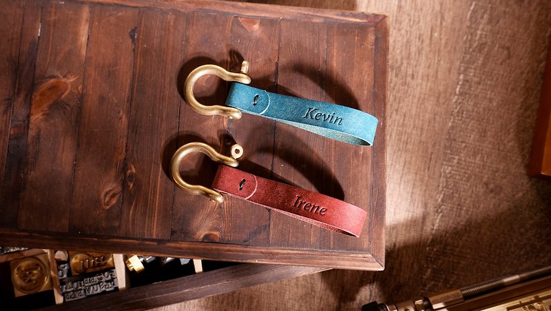 Leather Key Rings  - Buttero - Keychains - Genuine Leather Multicolor