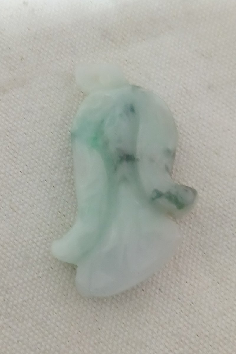 白菜翡翠玉吊坠 - 項鍊 - 玉石 