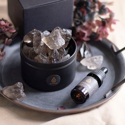 樂意Loidesign 【公式】 天然礦石擴香禮盒 茶水晶原石