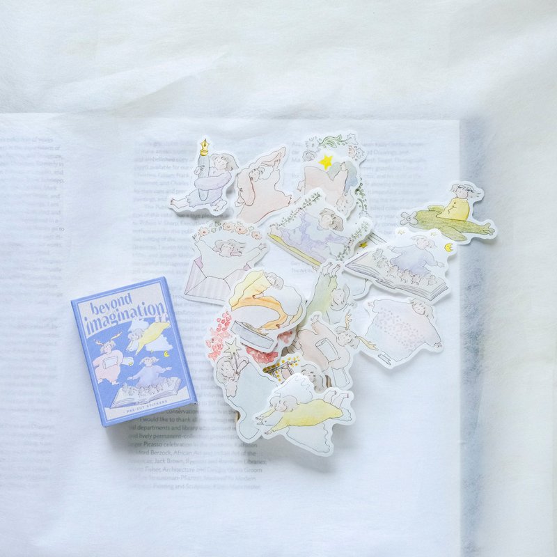 火柴盒系列貼紙 06-超越想像 - 貼紙 - 紙 