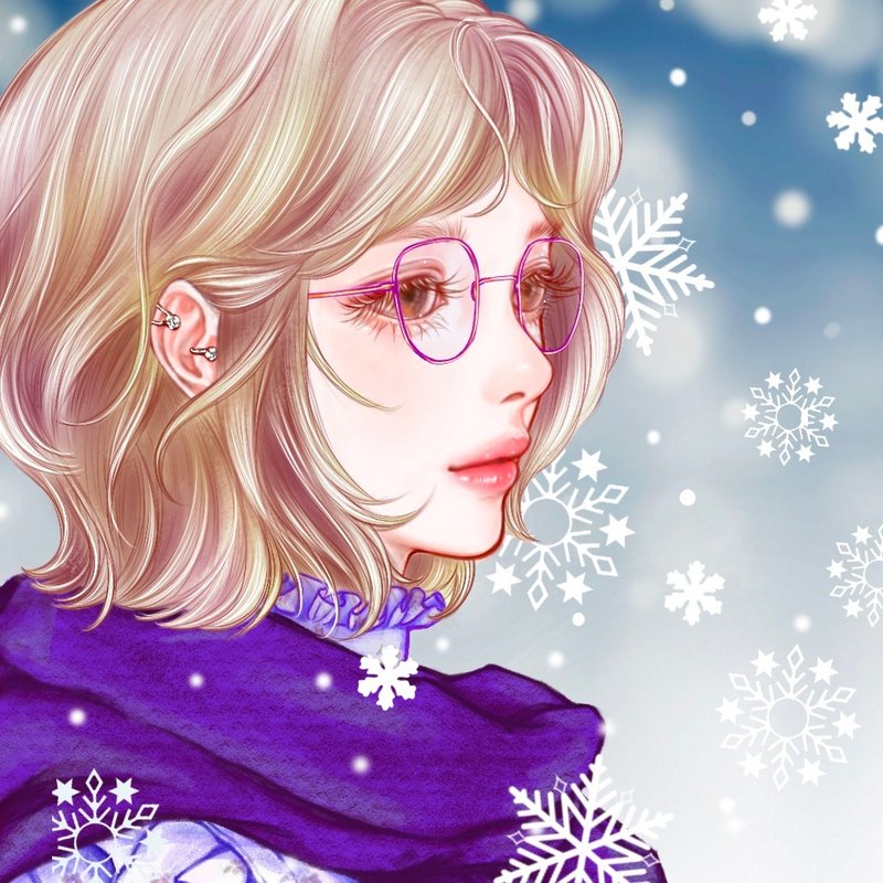 Lynn (4colors) - 貼紙 - 紙 