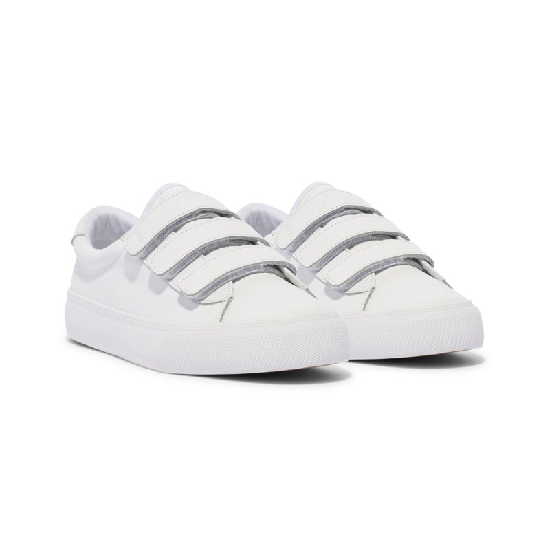 [Opening Celebration] KEDS JUMP KICK V leather devil felt thick-soled casual white shoes WH67865 - รองเท้าลำลองผู้หญิง - หนังแท้ 