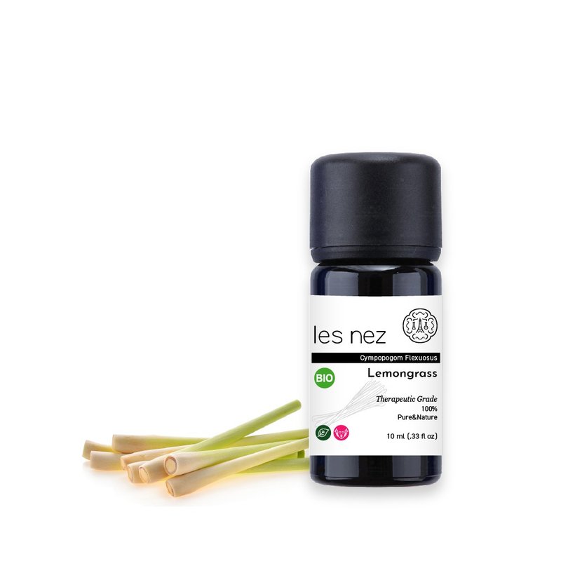 【Les nez 香鼻子】天然單方檸檬香茅純精油 10ML - 香氛/精油/擴香 - 精油 黑色