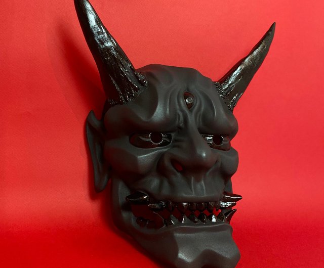 Black Oni Mask – Japanese Oni Masks