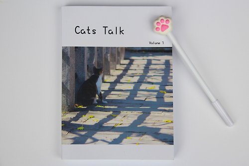 猫猫文創 Cats Talk 貓言貓語 筆記書送貓掌筆