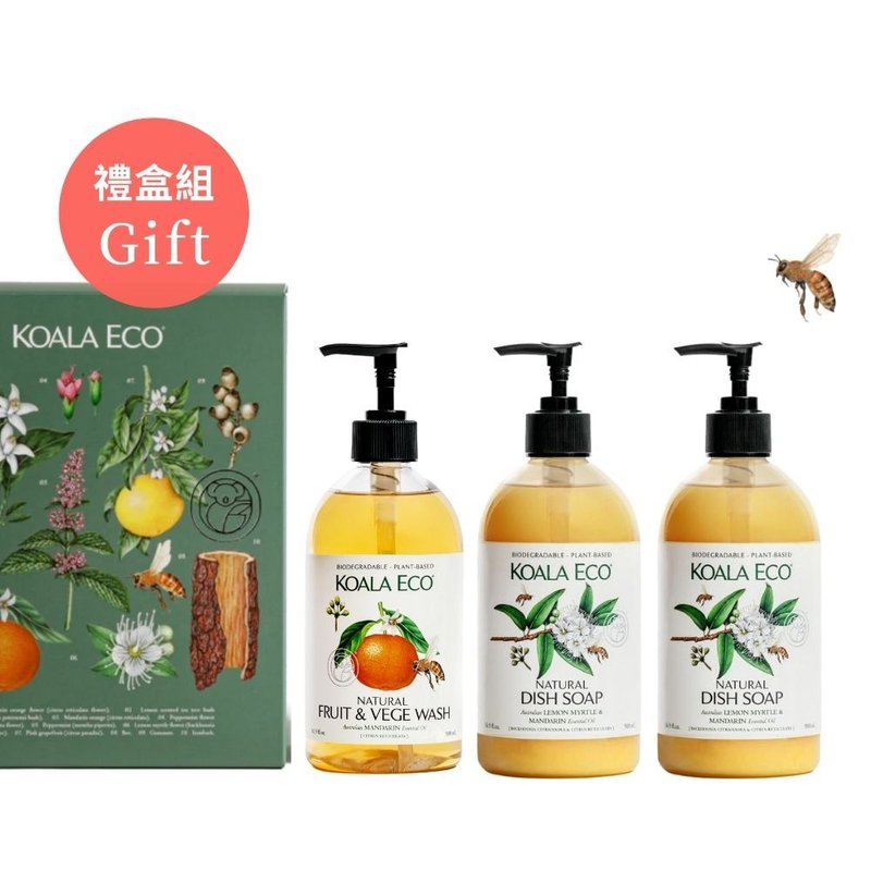 【安心飲食清潔】三入組禮盒-澳洲科菈KOALA ECO - 其他 - 濃縮/萃取物 透明