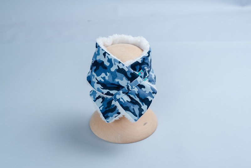 Neck children's parent-child scarf hand-made color optional - Other - Cotton & Hemp Gray