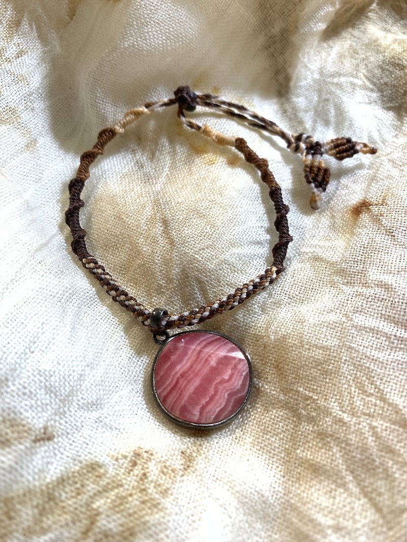 Old Jade Turtle and Red Stone - Bracelets - Gemstone 