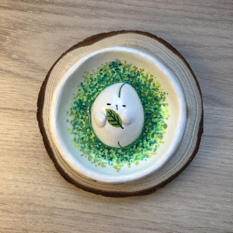 【情緒小物碟 - 葉子】 - 擺飾/家飾品 - 黏土 多色