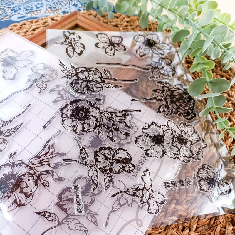 648 花色 Flowers' Color / 果凍印章 - 印章/印台 - 矽膠 多色