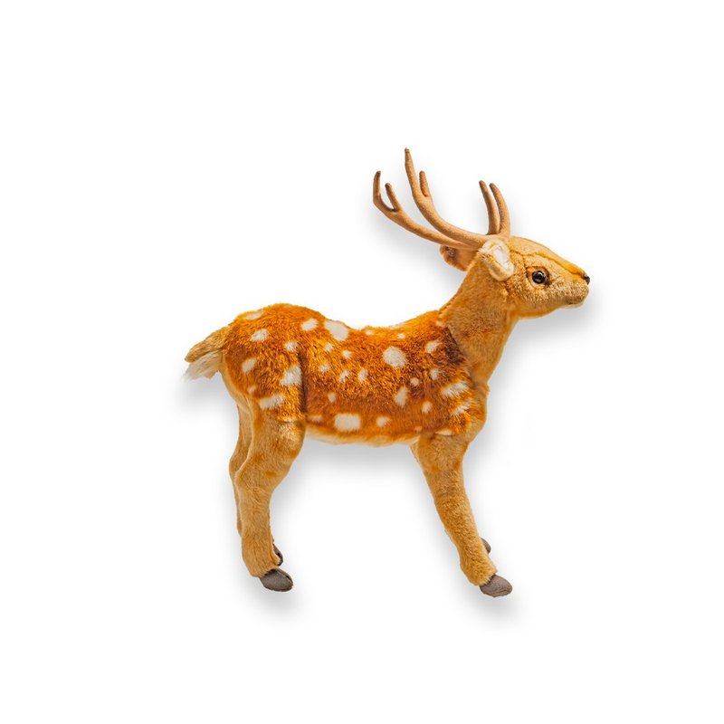 Hansa 5856-Spotted Fawn 35 cm long - Stuffed Dolls & Figurines - Eco-Friendly Materials Orange