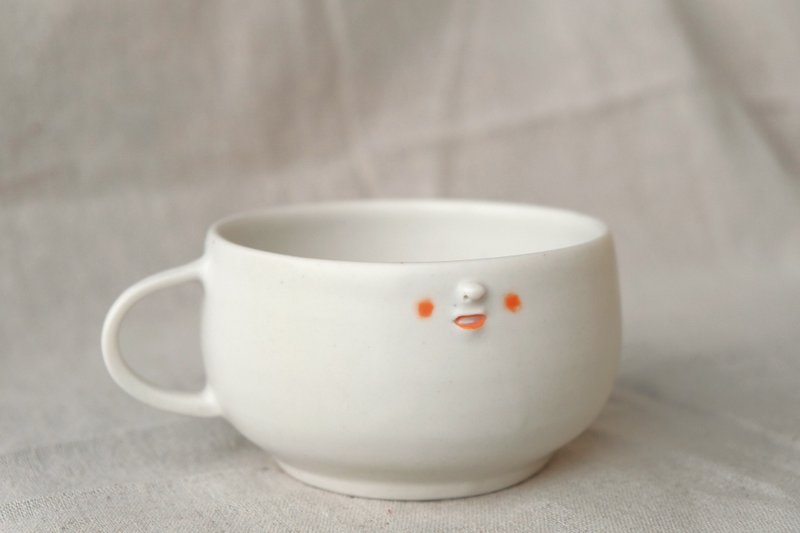 Su San YUME 071 - Ceramic Soup Bowl Serving Utensil - ถ้วยชาม - ดินเผา ขาว