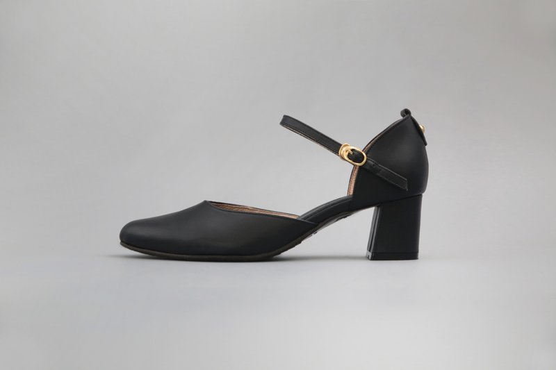Mary.J (黑) Black Heels 瑪莉珍高跟 | WL - 高跟鞋/跟鞋 - 真皮 黑色