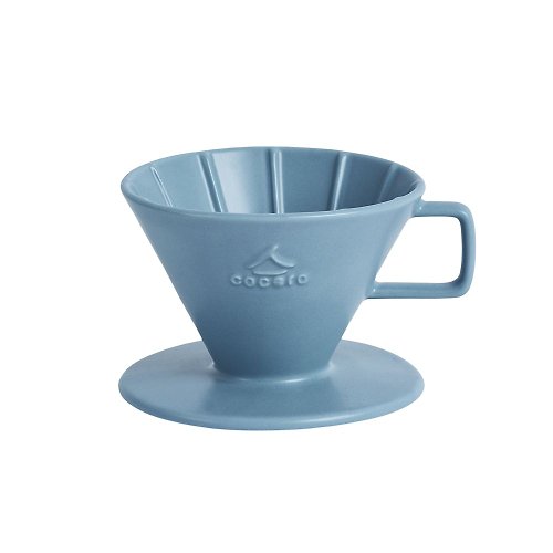 集瓷 COCERA 咖啡事-Intuit直覺濾杯(有把)_1入組(藍)